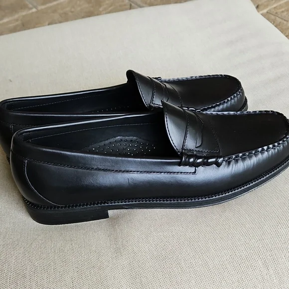 G.H BASS Larson Weejuns Penny Loafers In Black, Men's 10.5 - Picture 4 of 13